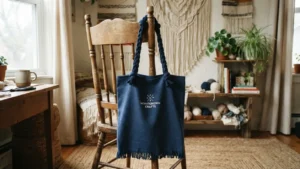 Bolsa reutilizable hecha con camiseta vieja reciclada sin costura