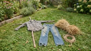Materiales necesarios para hacer un espantapájaros con material reciclado